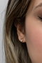Heliophilia Silver Pendientes de Plata de Ley 925 con Oro Rosa y Circón